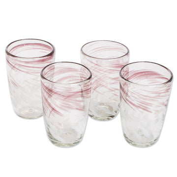 Handblown Glass Tumblers - Set of 4 - Fusion