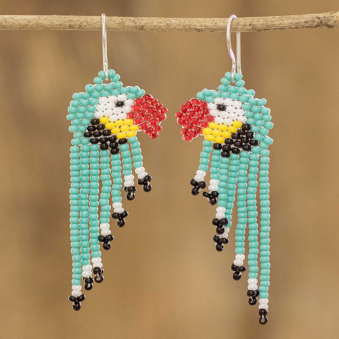 Macaws in Aqua