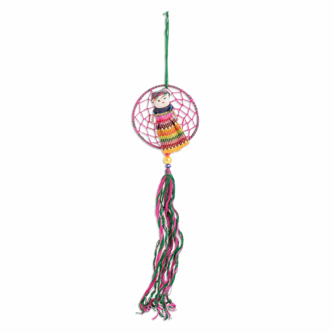 Guatemalan Worry Doll Ornament - Catcher of Dreams