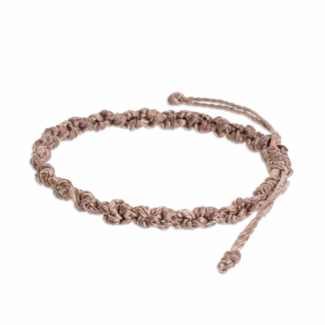 Unisex Macrame Bracelet - Knot Uncommon in Cocoa