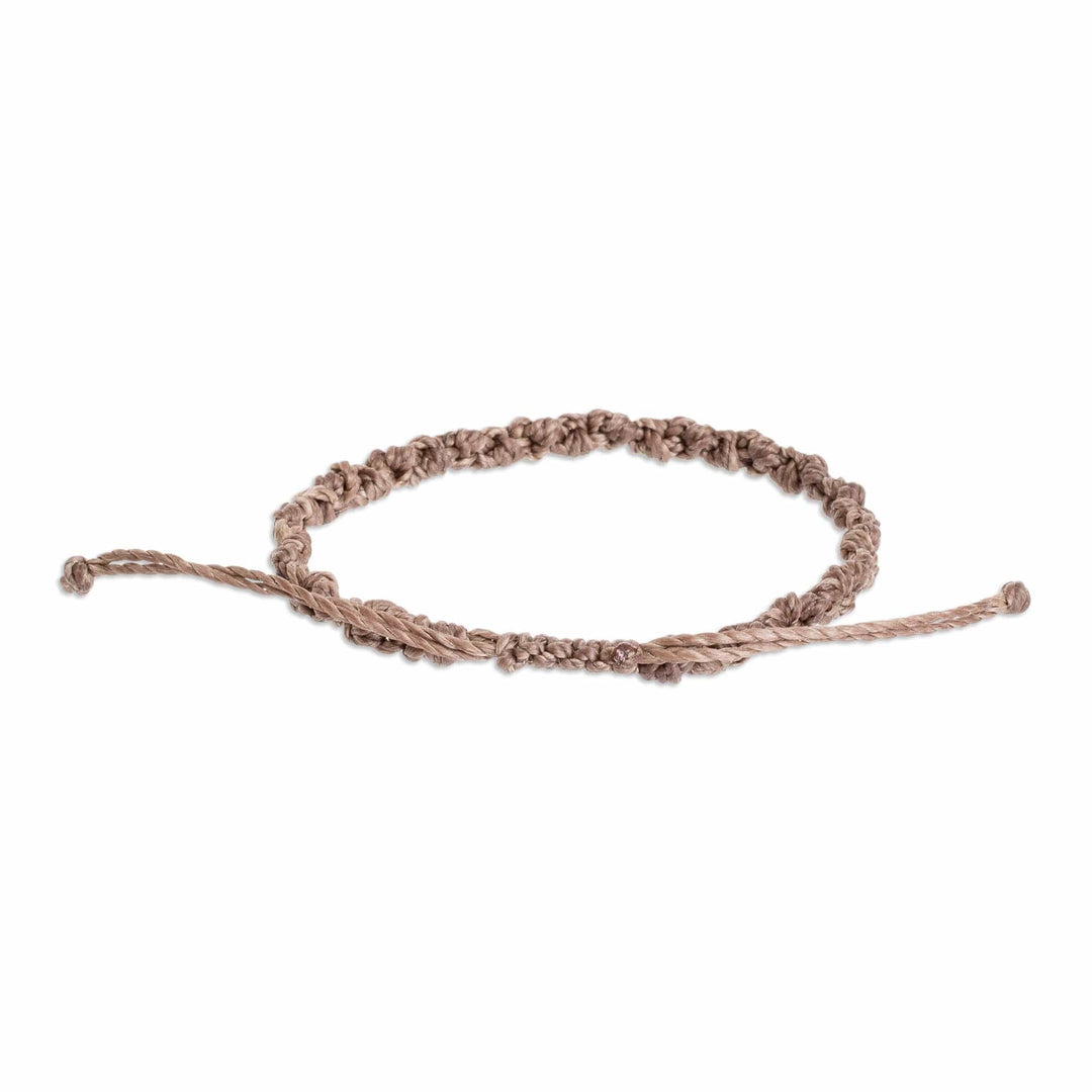 Unisex Macrame Bracelet - Knot Uncommon in Cocoa