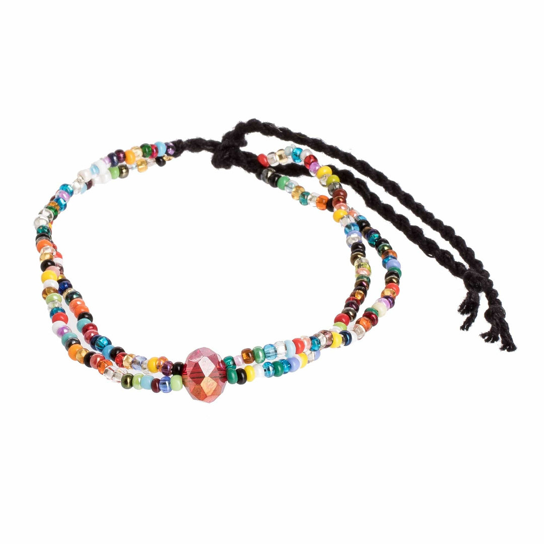 Multicolor Beaded Bracelet - Atitlan Rainbow