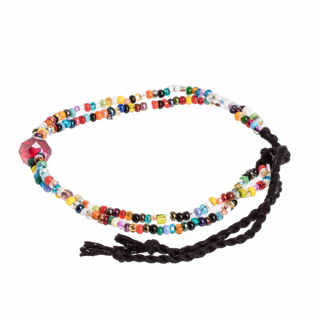 Multicolor Beaded Bracelet - Atitlan Rainbow