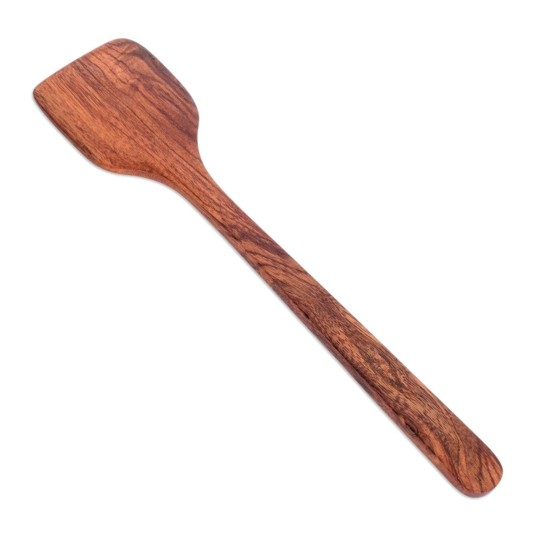 Natural Wood Spatula Hand Crafted in Guatemala - Cooking Flavors