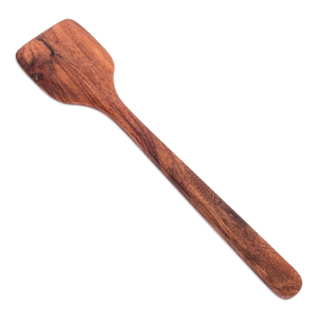 Natural Wood Spatula Hand Crafted in Guatemala - Cooking Flavors