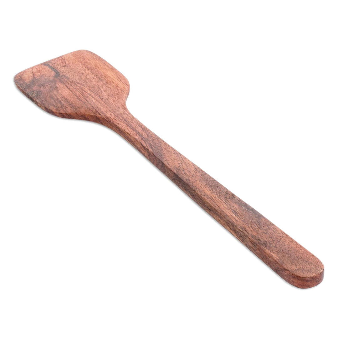 Natural Wood Spatula Hand Crafted in Guatemala - Cooking Flavors