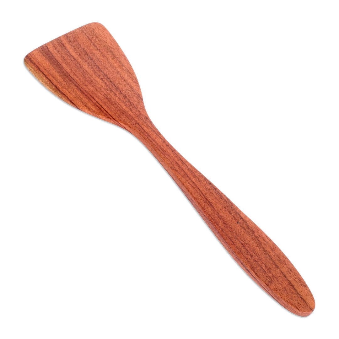 Natural Wood Spatula Hand Crafted in Guatemala - Love in the Kitchen