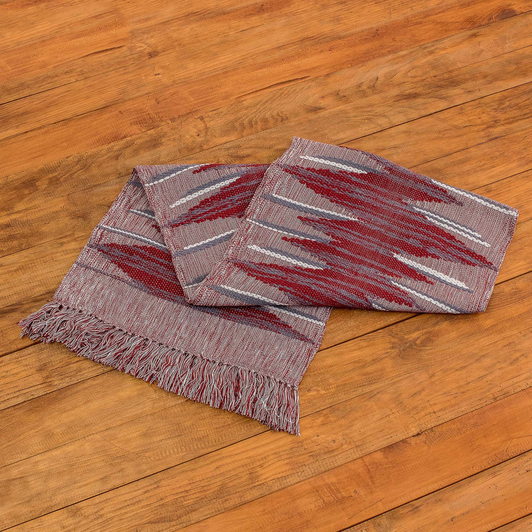Handloomed Cotton Table Runner - Love Lagoon