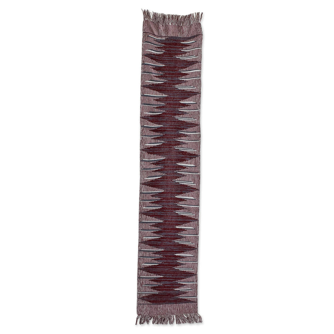Handloomed Cotton Table Runner - Love Lagoon