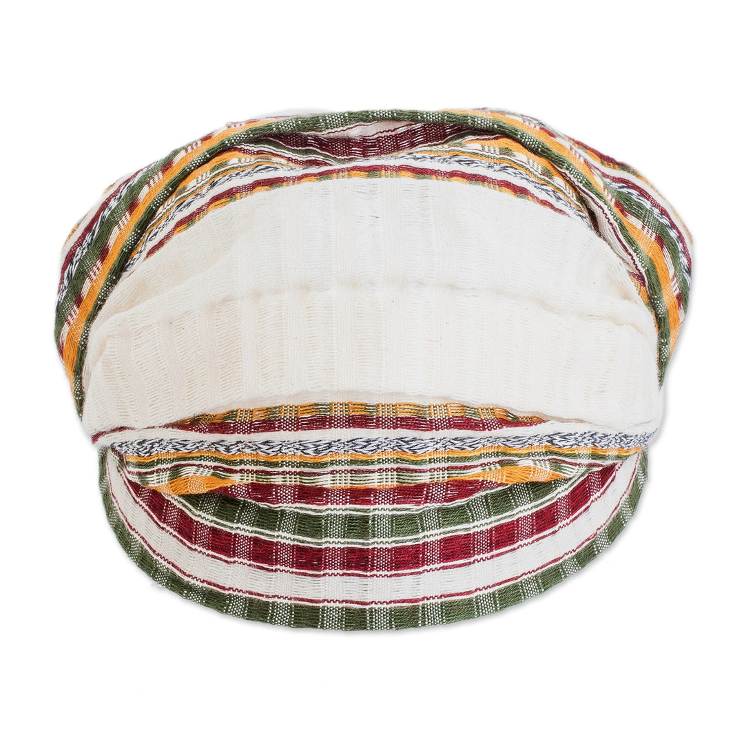 Multicolored Cotton Headband Hand-Woven in Guatemala - Desert
