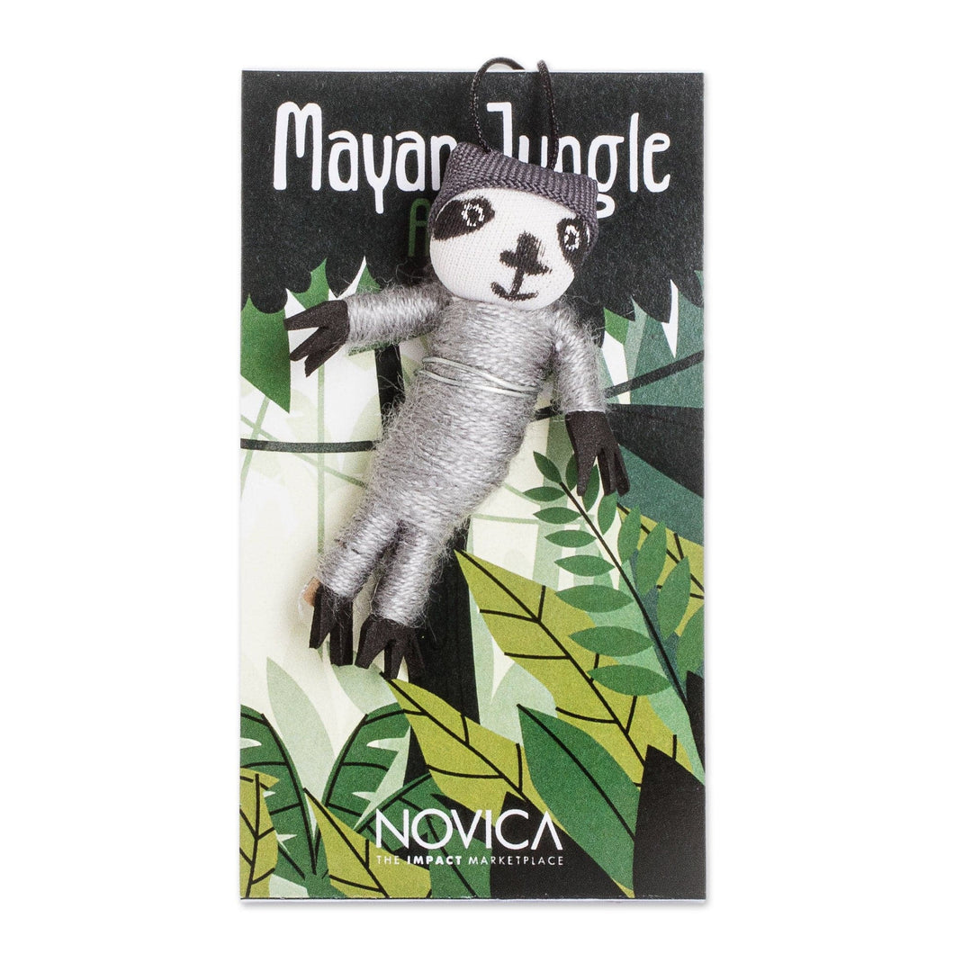 Cotton & Cibaque Sloth Bear Worry Doll - In The Jungle