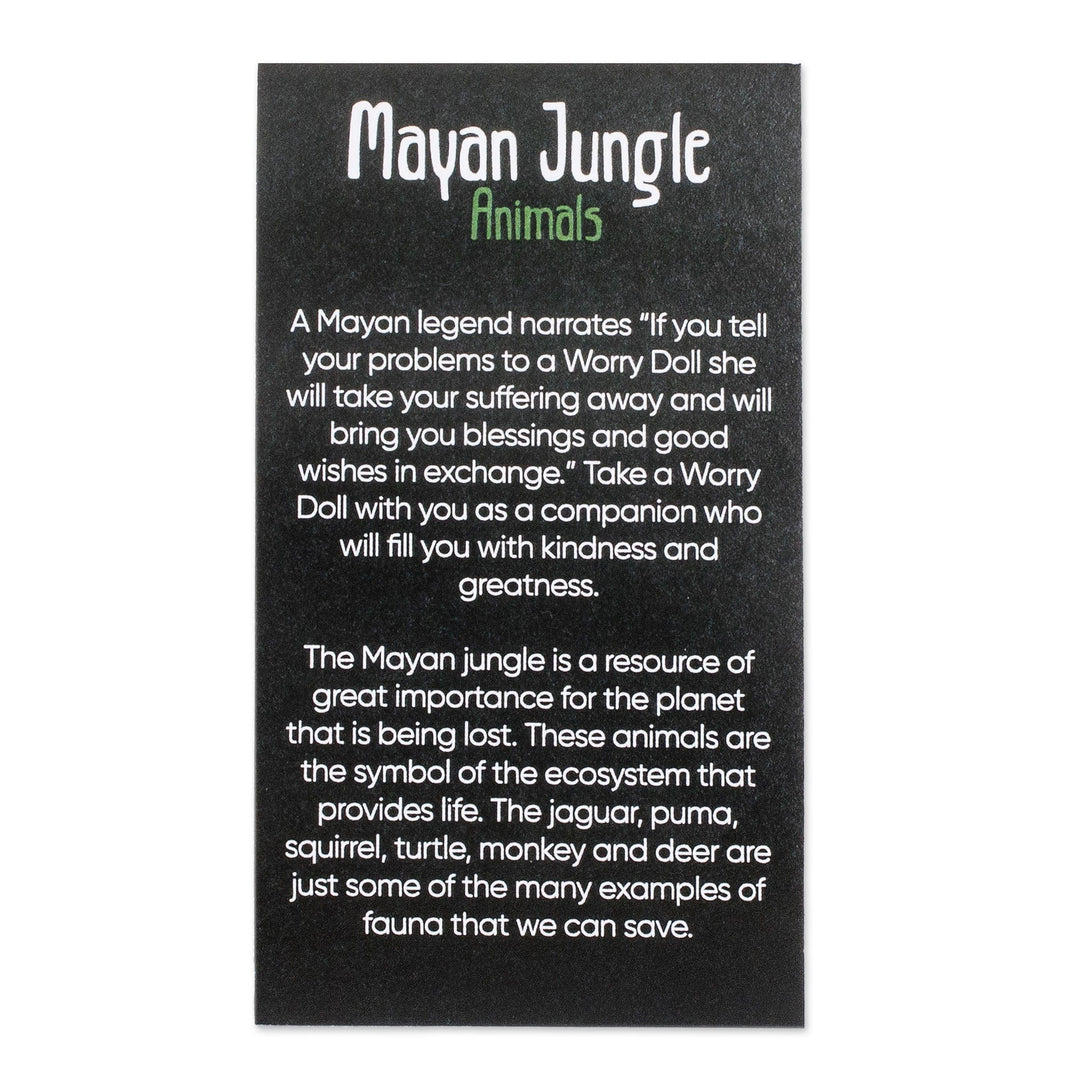 Cotton & Cibaque Sloth Bear Worry Doll - In The Jungle