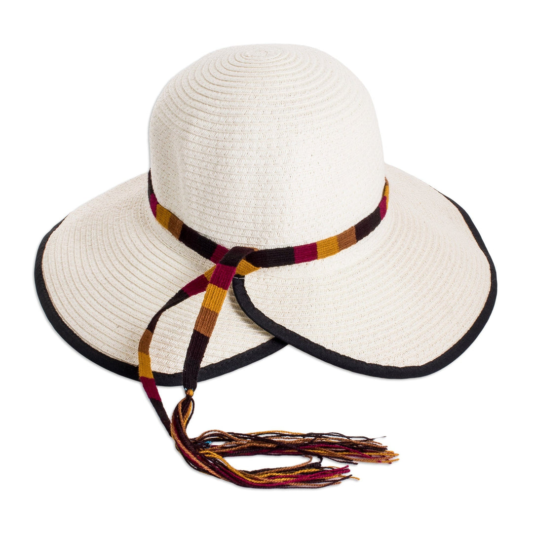 Set of 3 Handloomed Acrylic Hatbands in a Warm Palette - Autumn Thoughts
