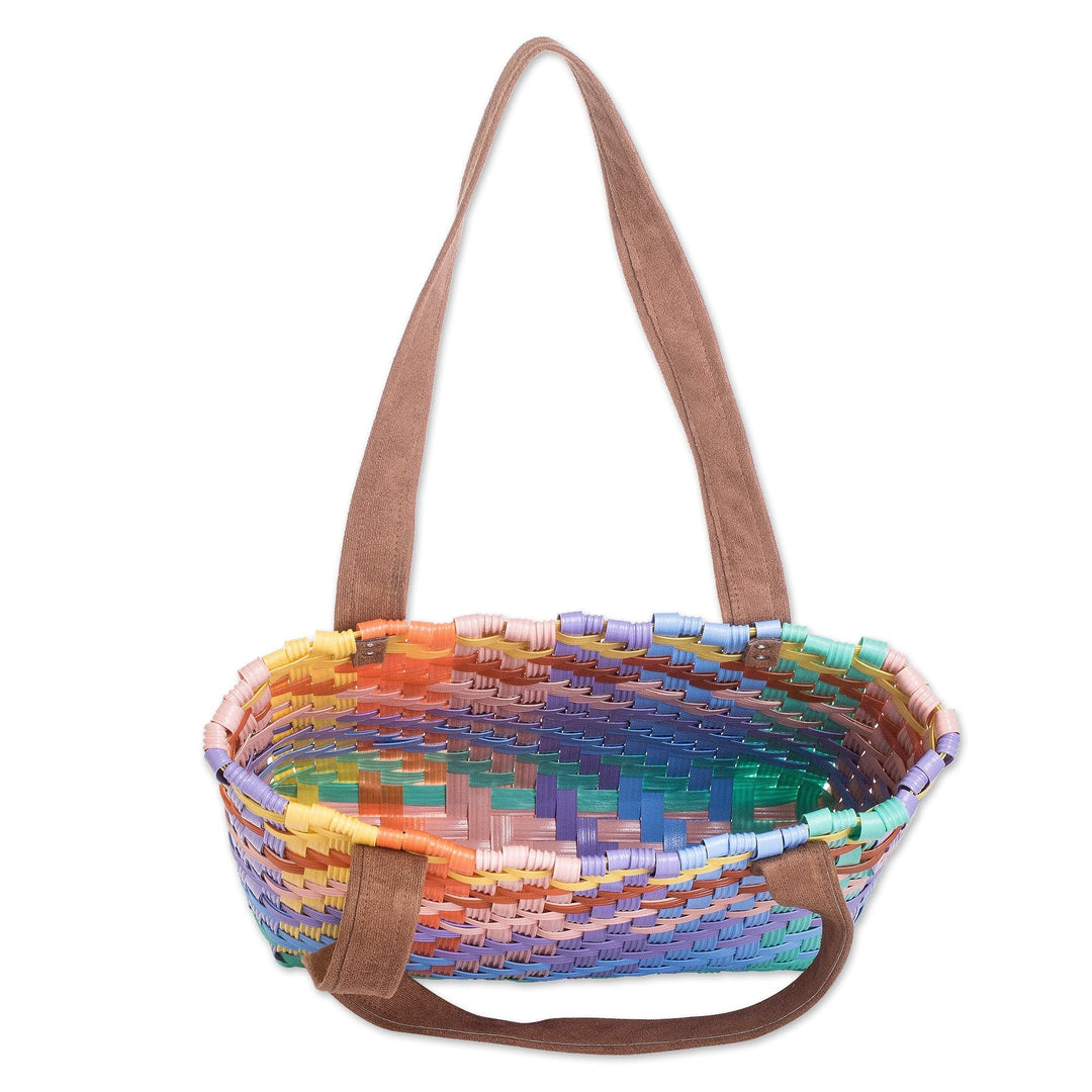 Multicolored Eco-Friendly Handwoven Tote - Summer Joy