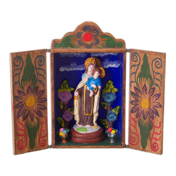 Wood Sculpture - Our Lady of Mount Carmel