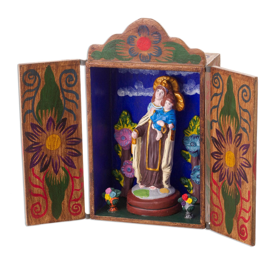 Wood Sculpture - Our Lady of Mount Carmel