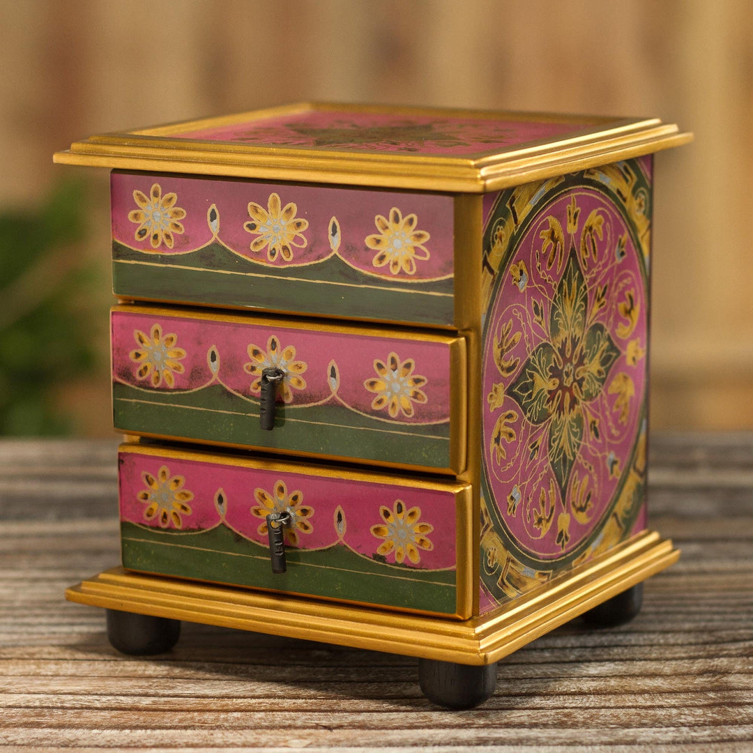 Vintage Floral in Magenta
