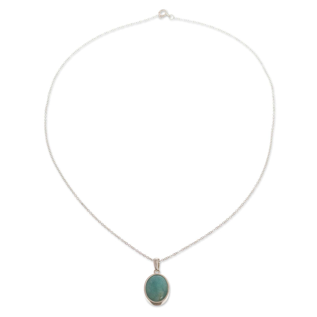 Amazonite Pendant Necklace - Naturally Beautiful