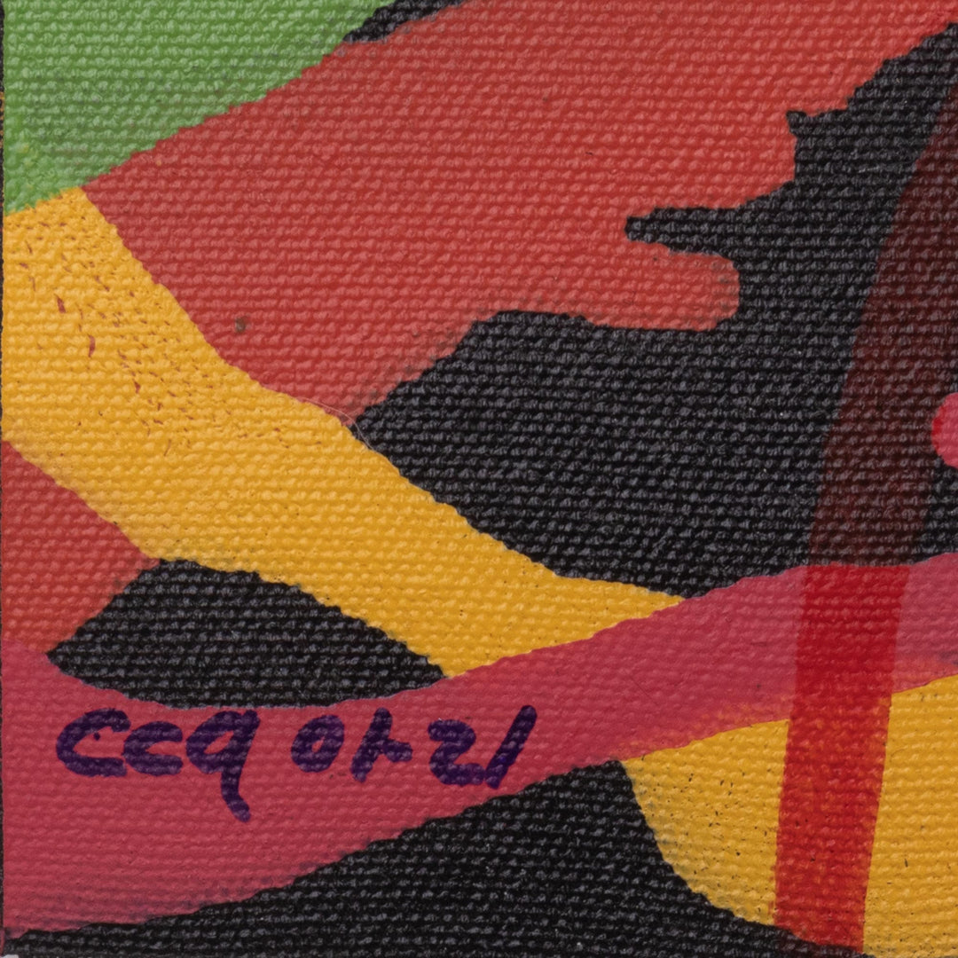 Original Abstract Painting - Tangled Colors