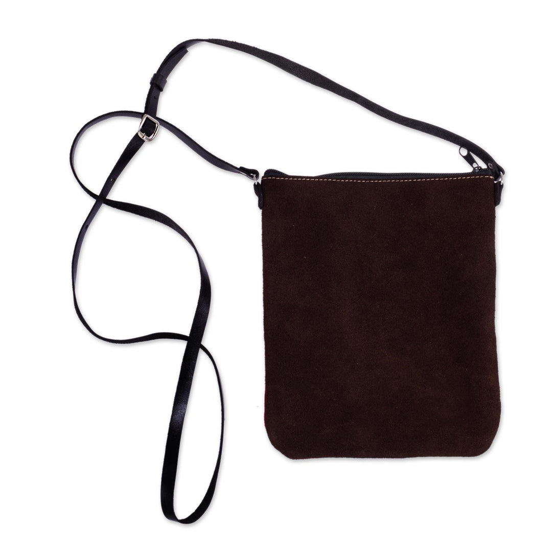 Leather and Suede Sling - Cusco Cartouche