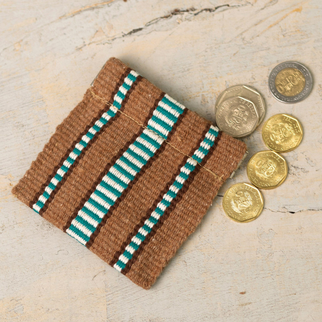 Small Square Pouch/Coin Purse - Desert Rain