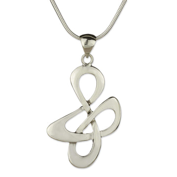 Sterling Silver Modern Necklace - Freedom Song