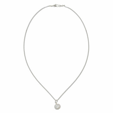 White Pearl Necklace - Radiant Purity