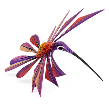 Oaxacan Hummingbird Sculpture - Purple Hummingbird