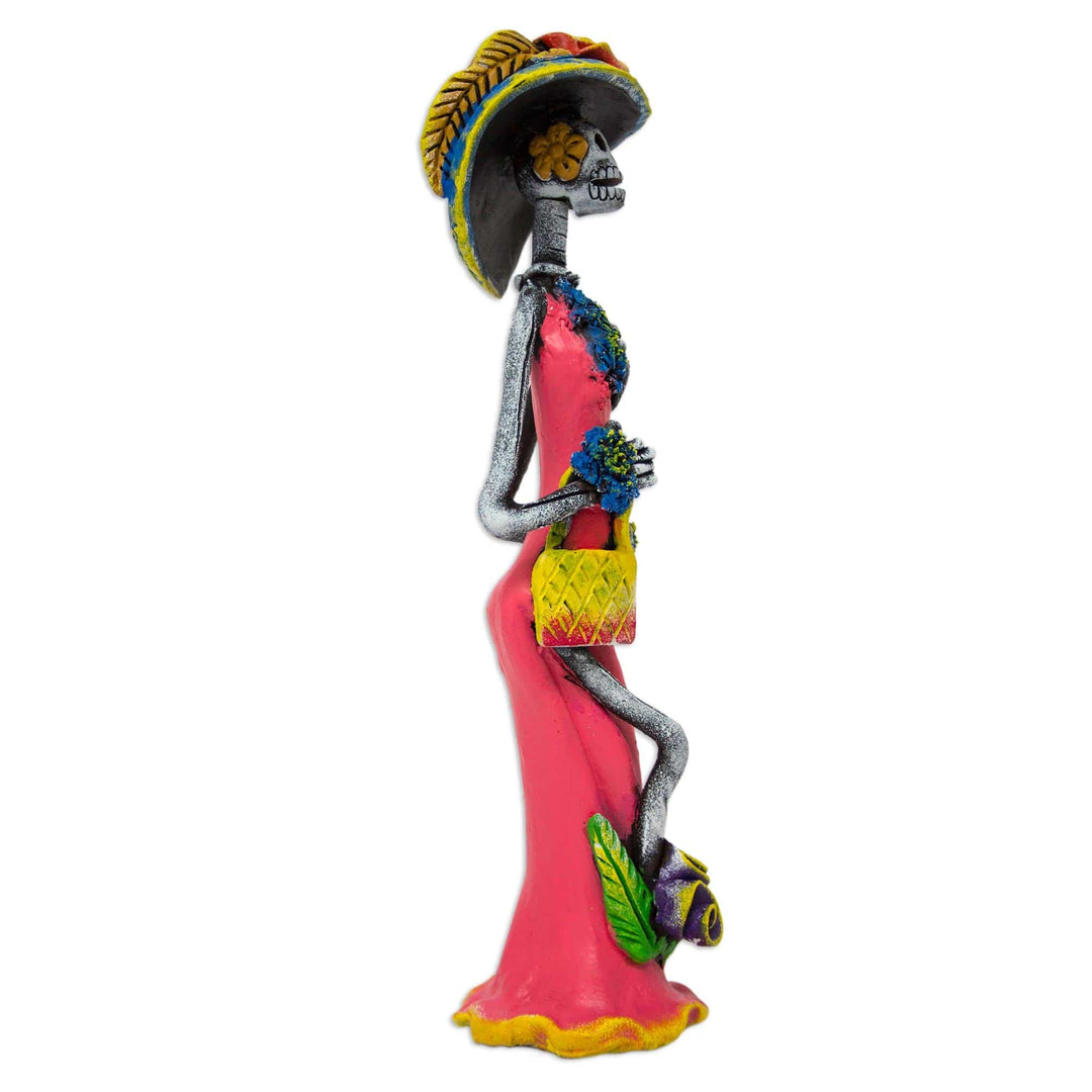 Catrina Day of the Dead Ceramic Sculpture - Gorgeous Catrina
