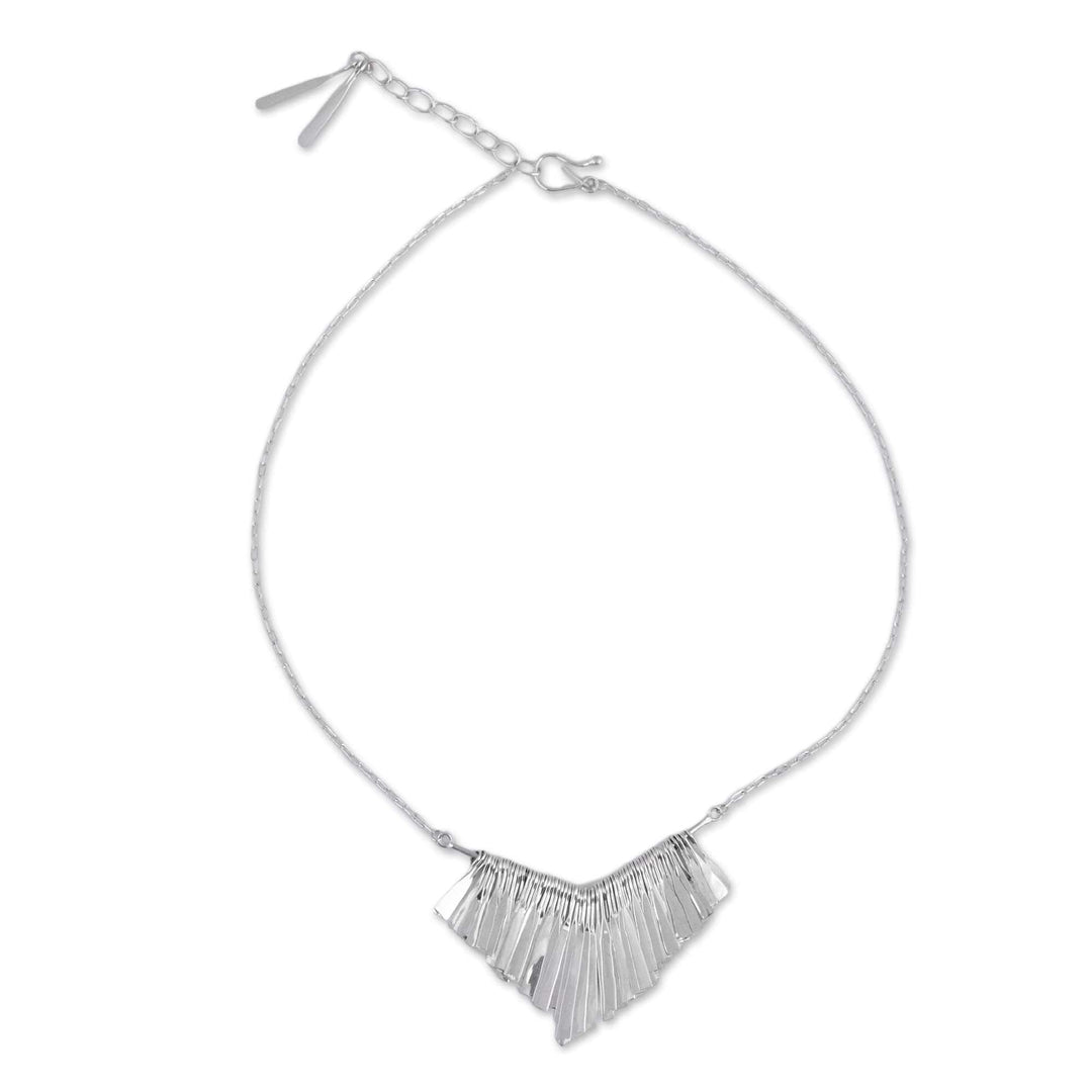Taxco Sterling Silver Pendant Necklace - Tempting Trapeze