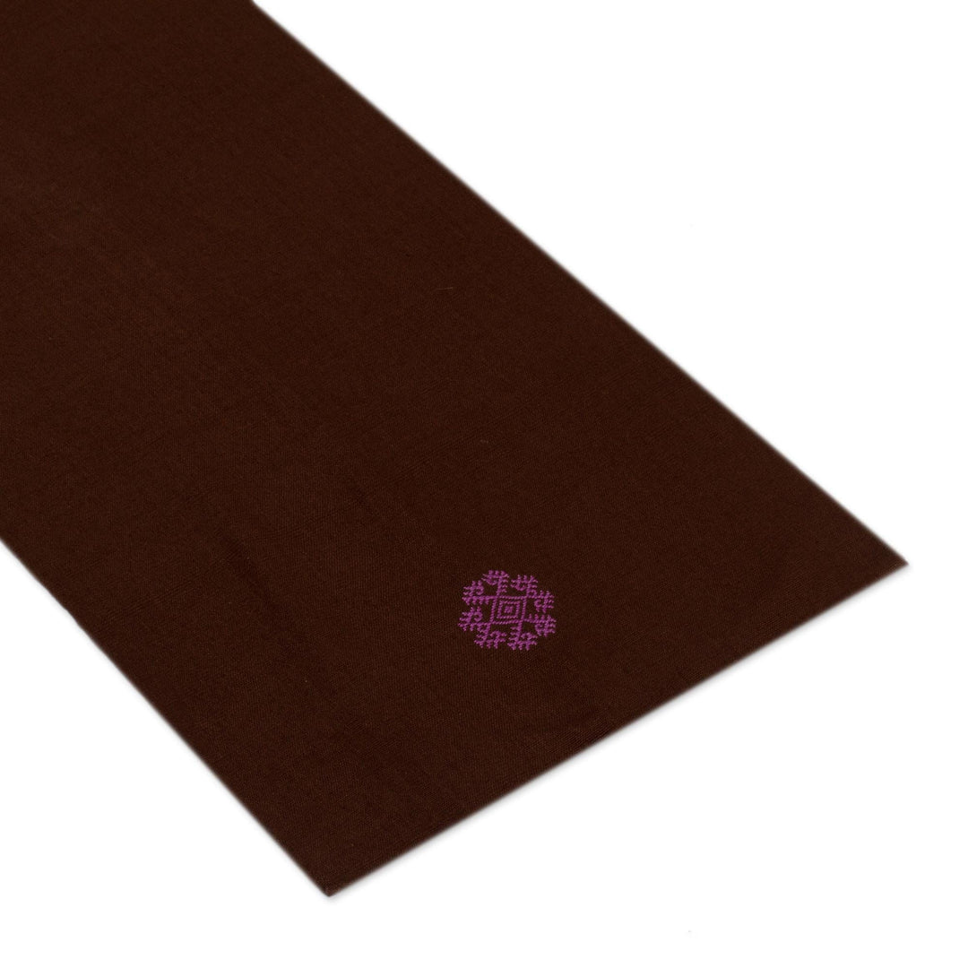 Mexican Hand Woven 100% Cotton Table Runner - Coffee and Folklore