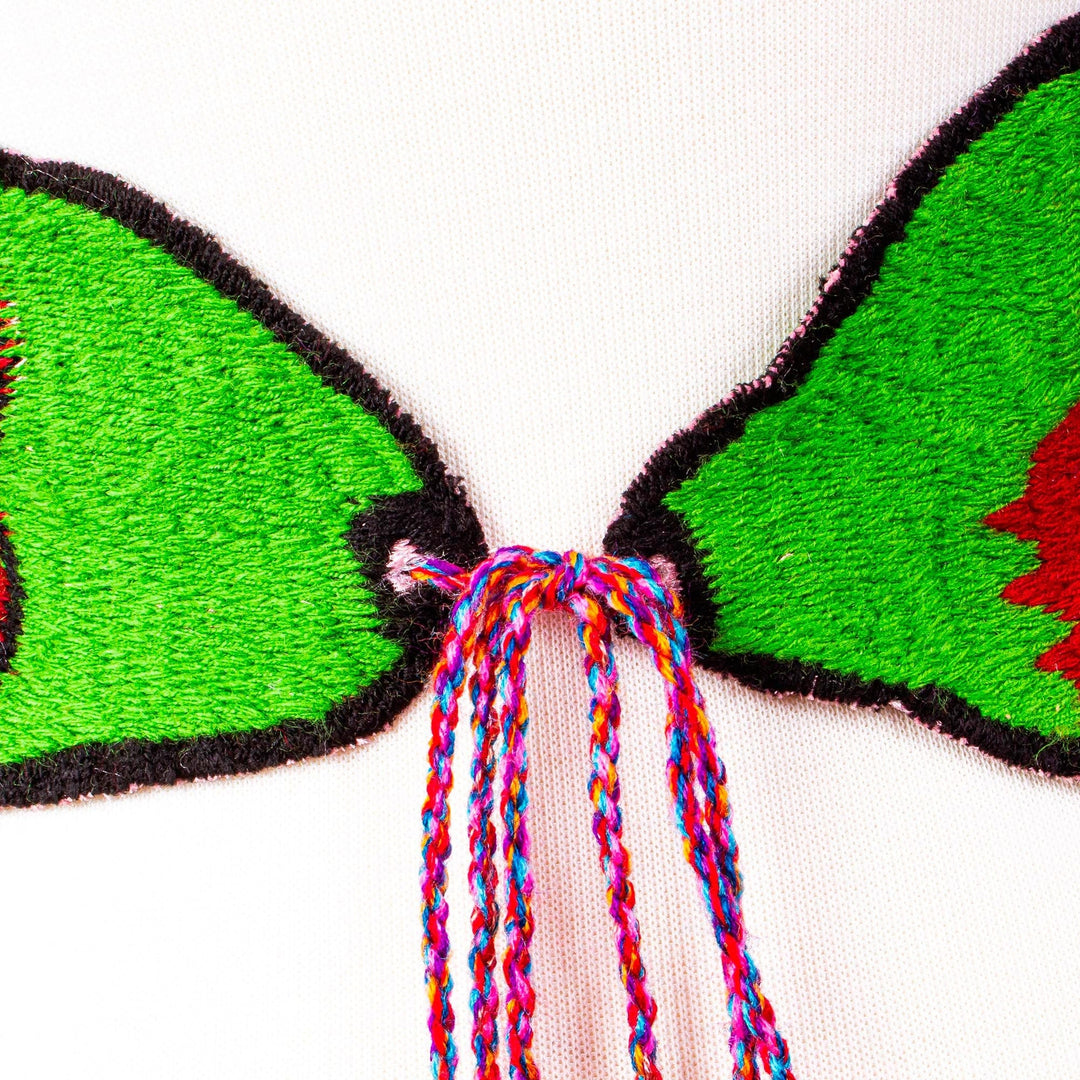 100% Cotton Tie Belt - Fiesta Roses