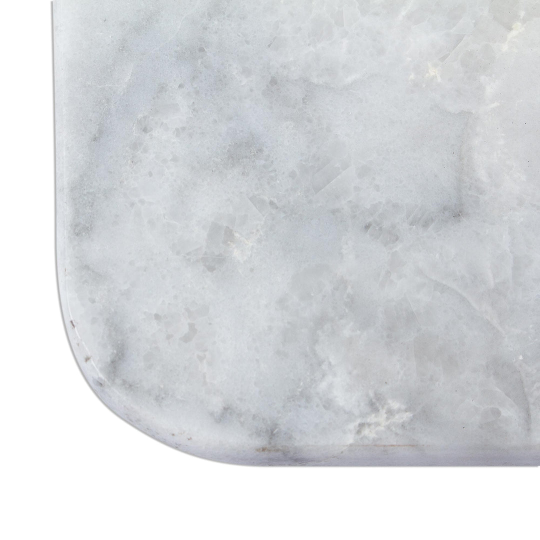 Small Marble Cheese Board - Elegant White