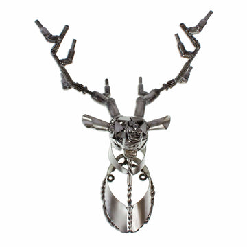 Eco-Friendly Deer Wall Sculpture
