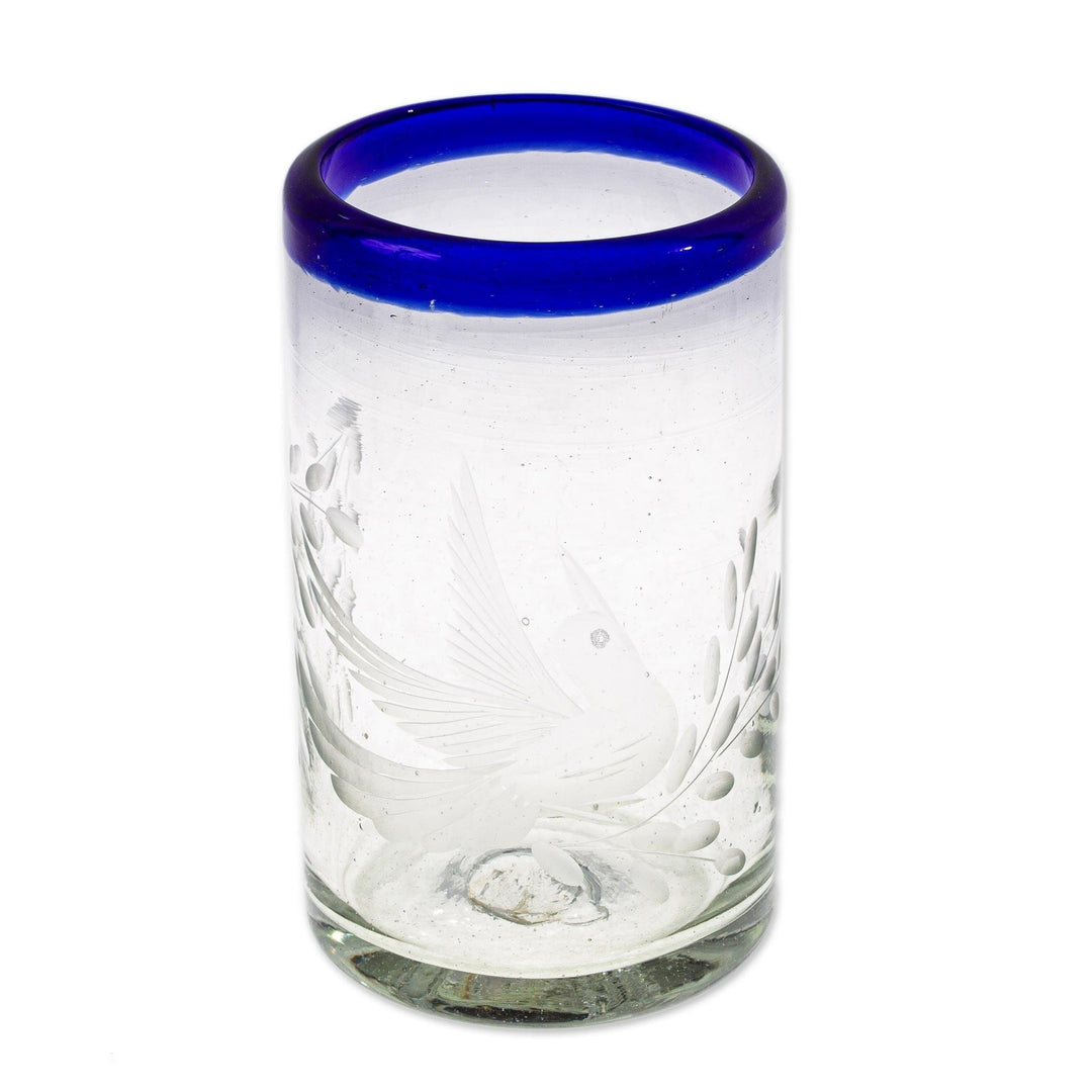 Clear Recycled Blown Glass Tumblers (Set of 6) - Paloma