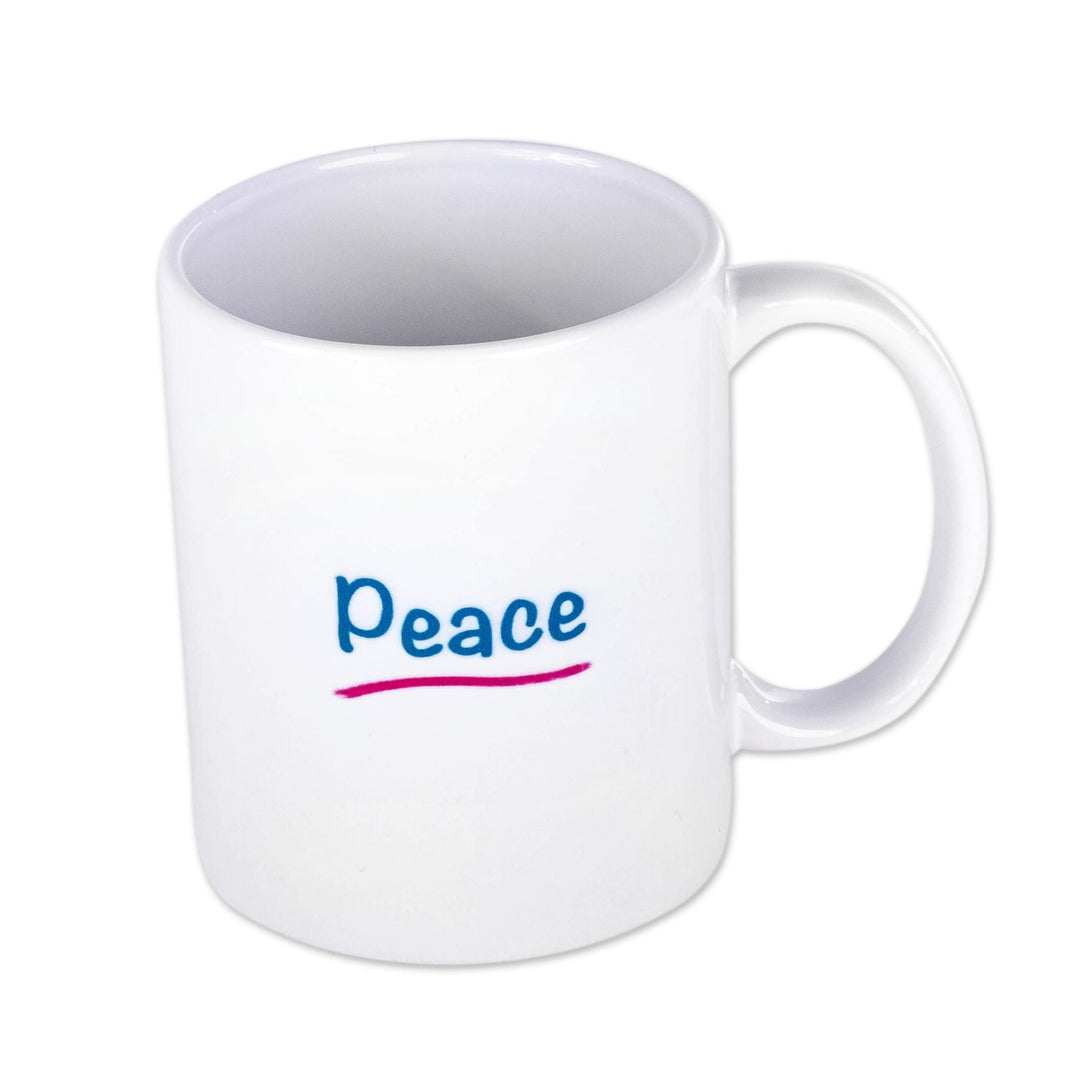 Artist Print Ceramic Mug - Dove