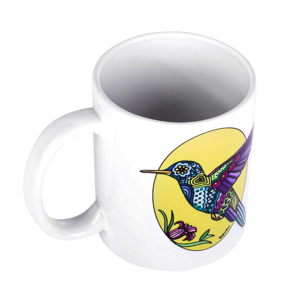 Artist Print Ceramic Mug - Hummingbird