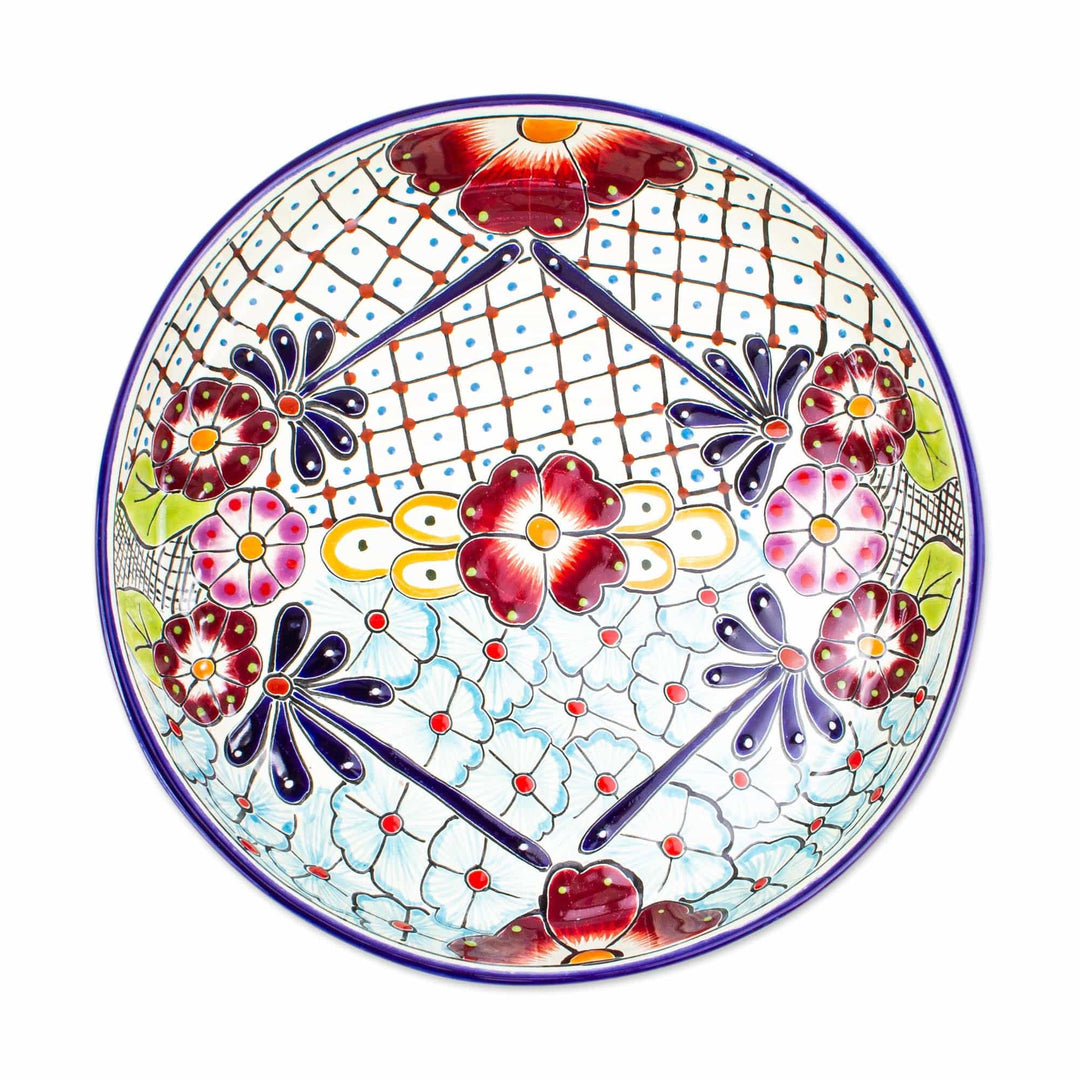 Multi-Piece Ceramic Appetizer Platter - Colors of Mexico