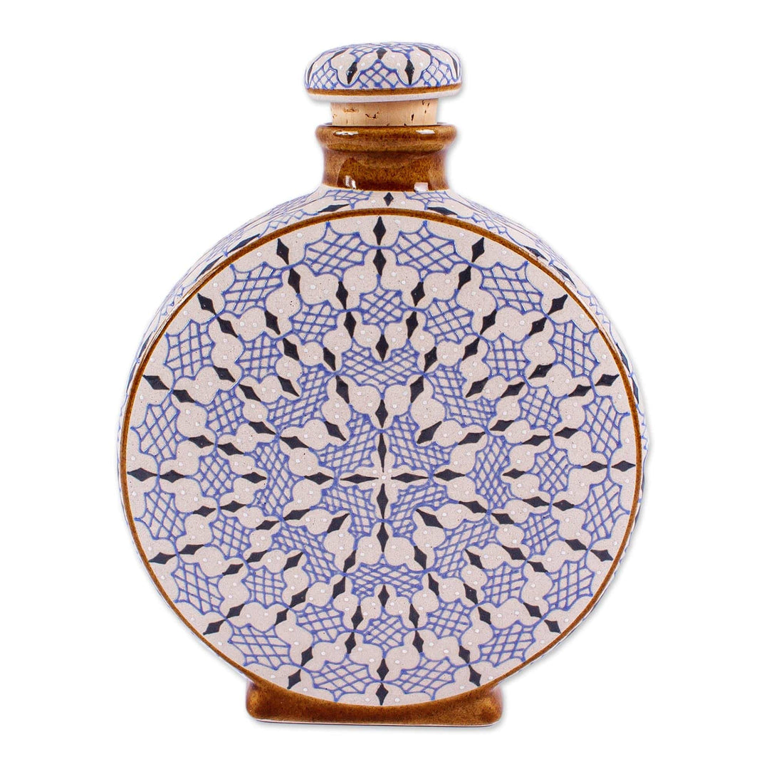 Handmade Ceramic Tequila Decanter and Cups (6) - Web of Dew