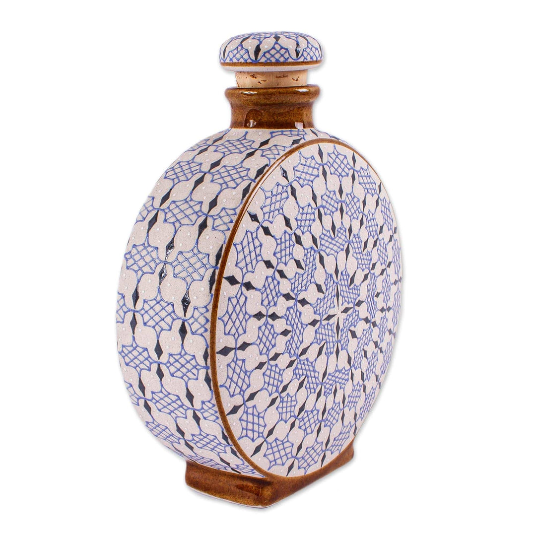 Handmade Ceramic Tequila Decanter and Cups (6) - Web of Dew