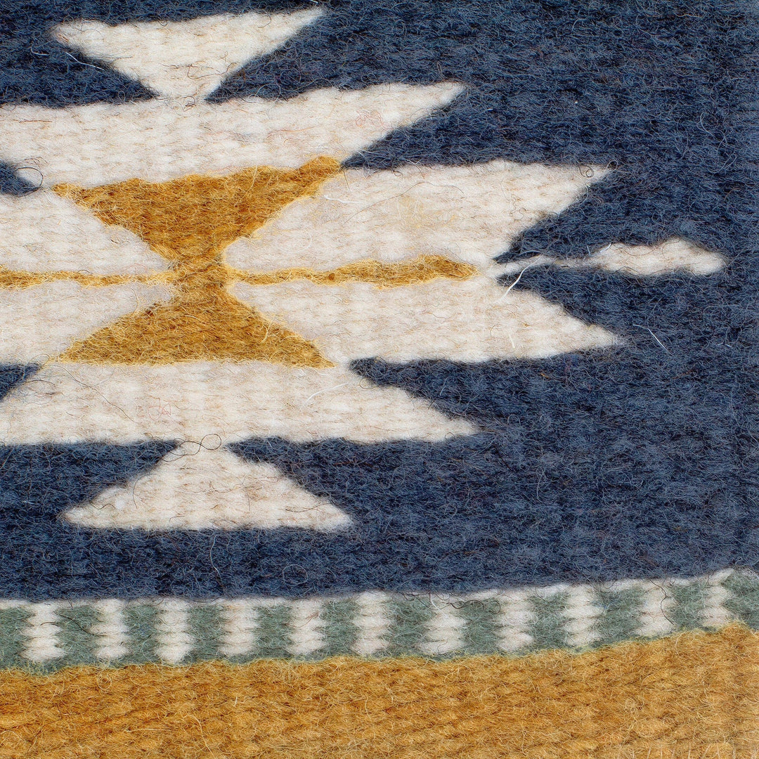 Artisan Crafted Wool Coasters (Set of 4) - Bright Star