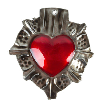Tin-Plated Steel Ornament - Strong Red Love