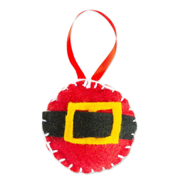 Felt Ornament - Festive Santa