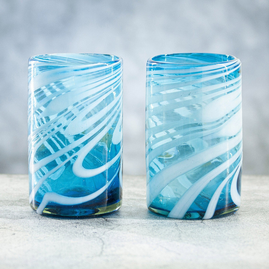 Aqua Swirls