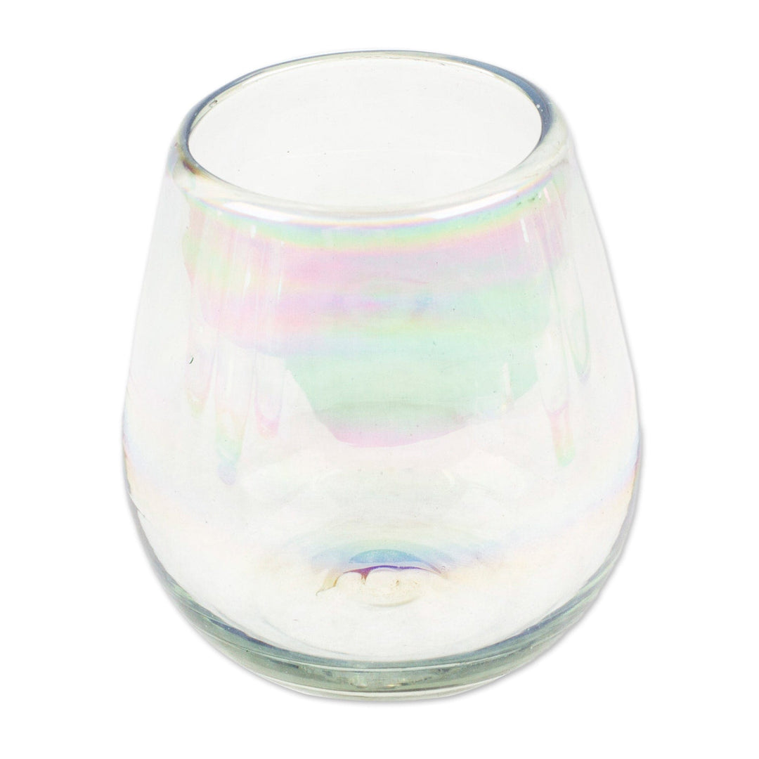 Handblown Highball Glasses - Set of 6 - Colorful Dot – GlobeIn