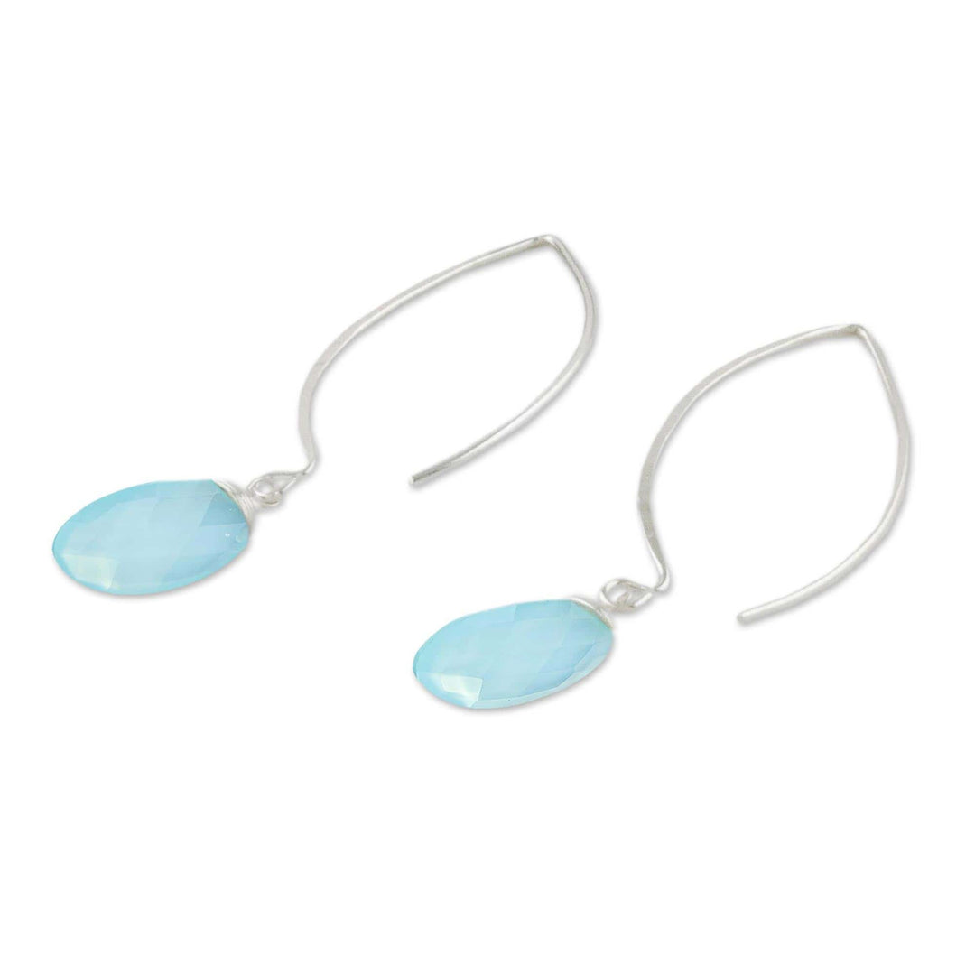 Sterling Silver and Chalcedony Earrings - Sublime