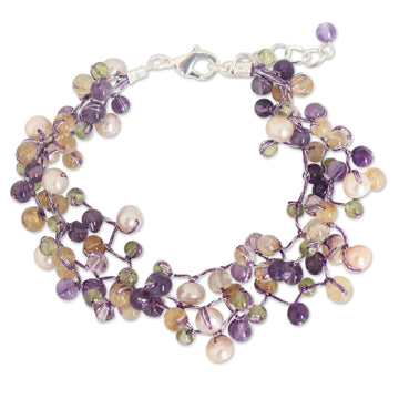 Pearl and Amethyst Bracelet - Mystic Passion