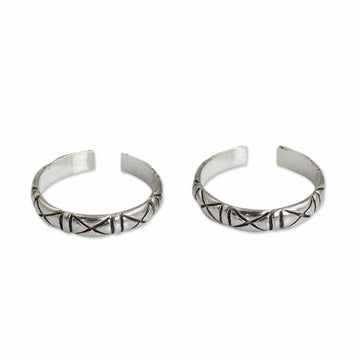 Sterling Silver Toe Ring - Set of 2 - X-treme Beauty
