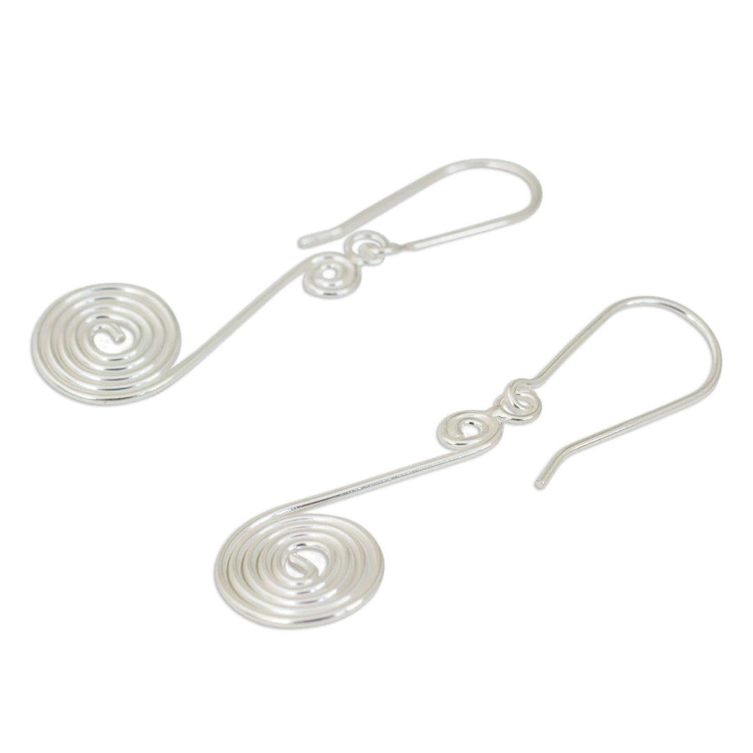 Sterling Silver Dangle Earrings - Young Fronds