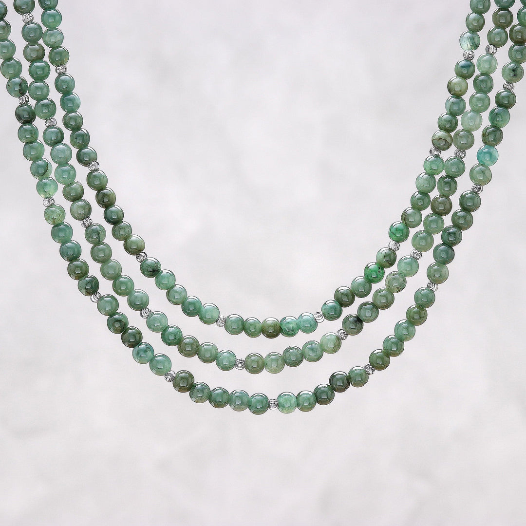 Jade hot sale strand necklace